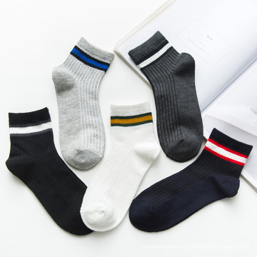 Calcetines de vestir de los hombres de negocios de los calcetines de algodón de color puro de alta calidad al por mayor 2019